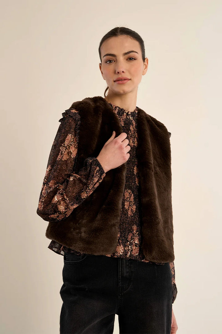 Hildi Faux Fur Vest