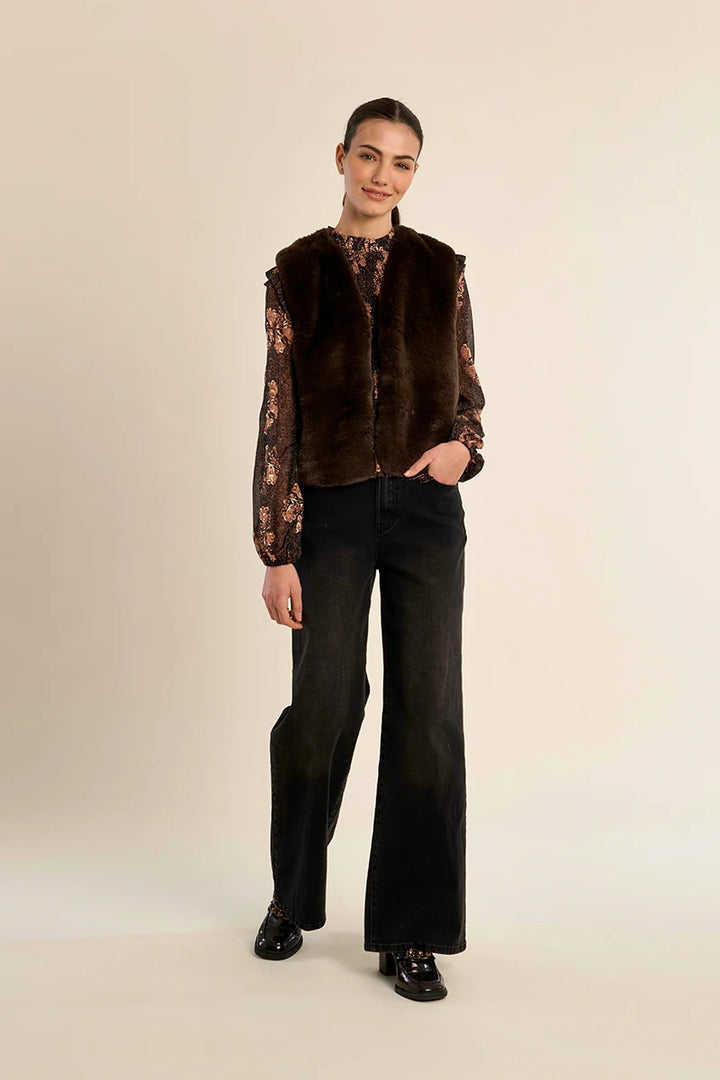 Hildi Faux Fur Vest