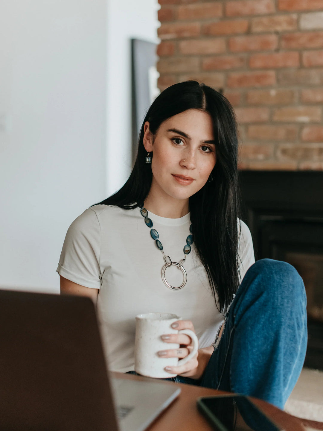 Trent Necklace- Rushing Water