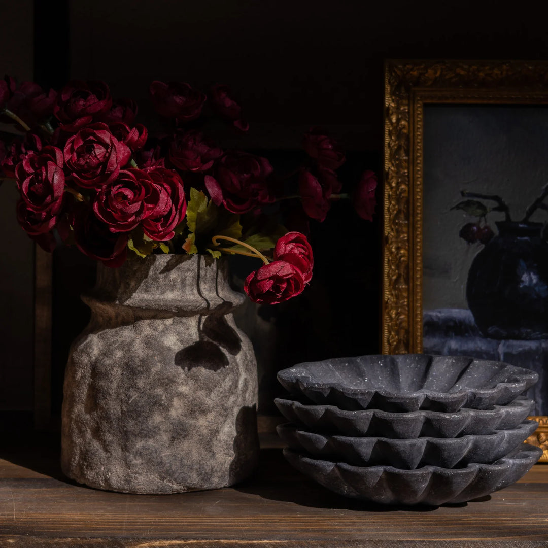 Marble Daisy Dish