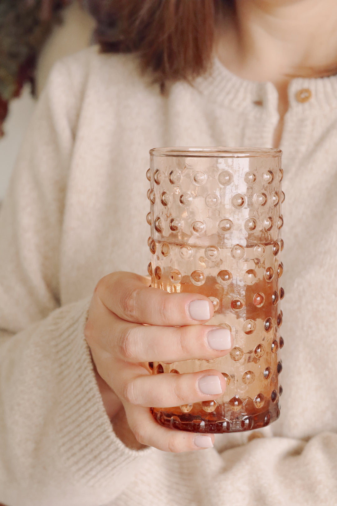 Hobnail Tumbler Glass