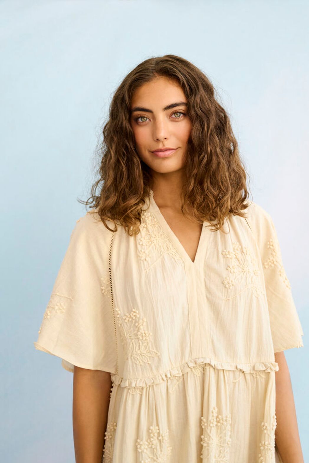 Jalia Embroidered Dress