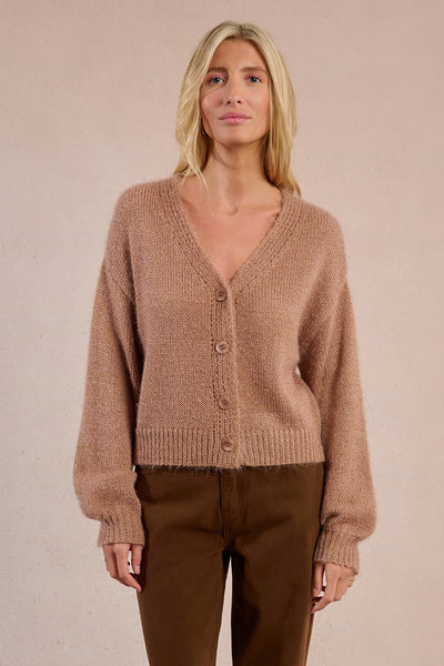 Camel Knit Cardigan