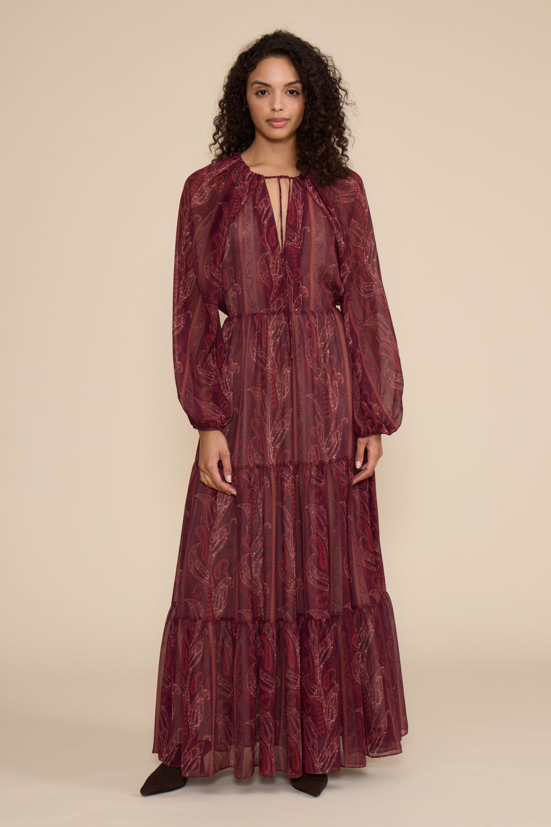 Alessandra Paisley Maxi Dress