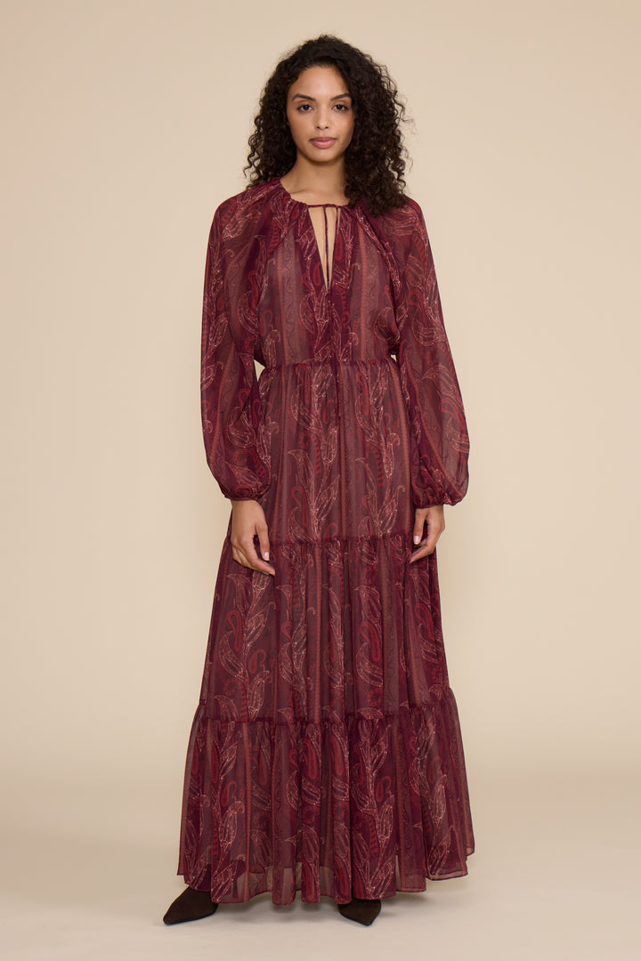 Alessandra Paisley Maxi Dress