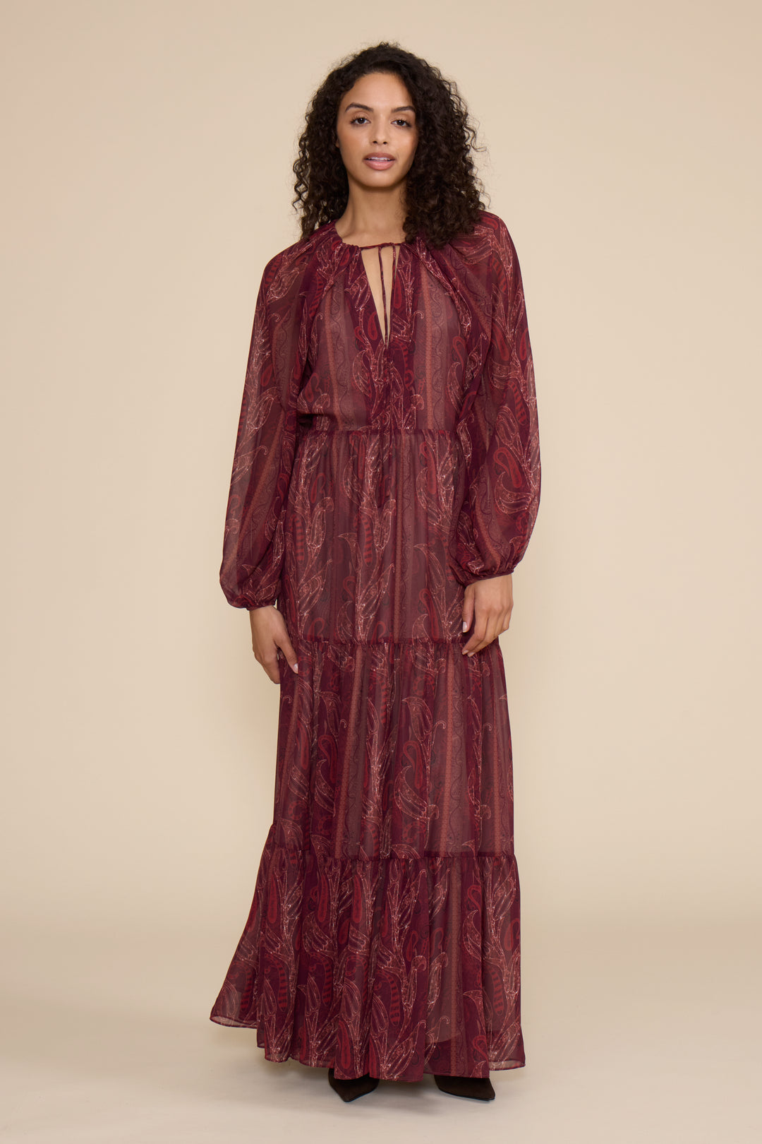 Alessandra Paisley Maxi Dress