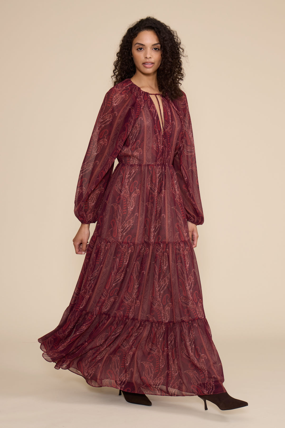 Alessandra Paisley Maxi Dress