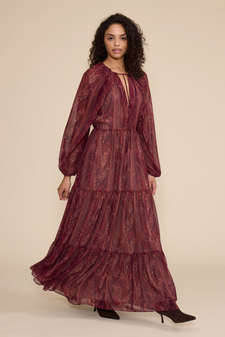 Alessandra Paisley Maxi Dress