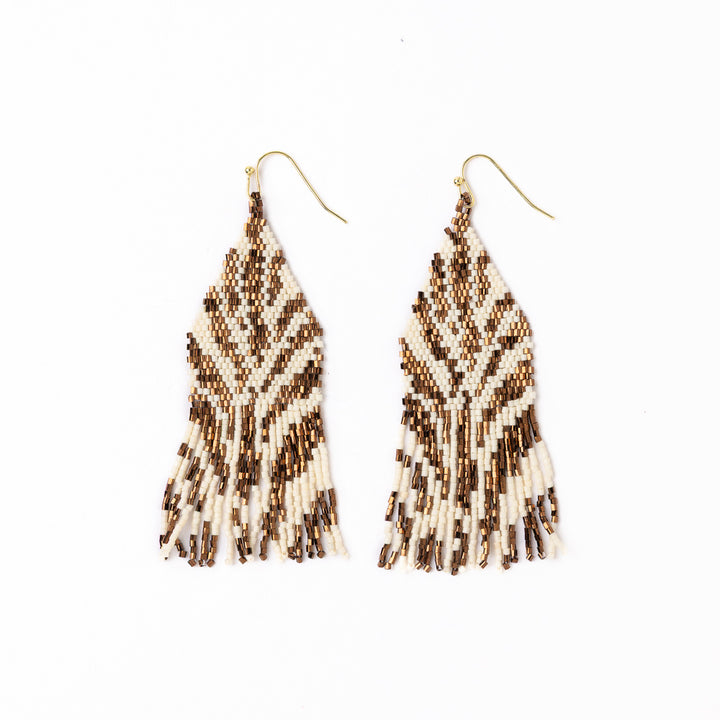 Delilah Beaded Fringe Earring