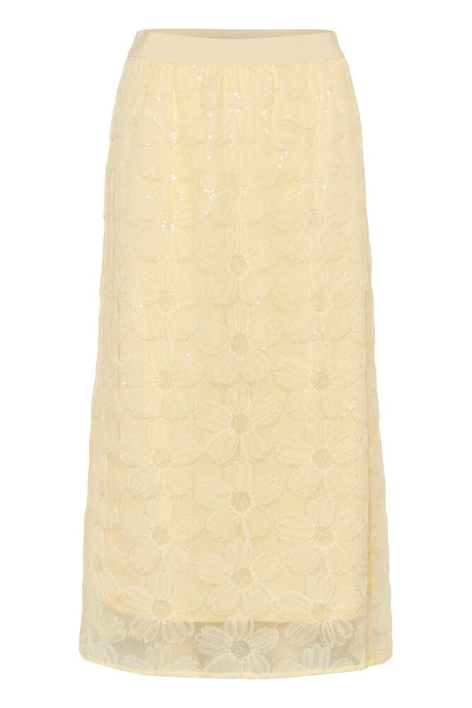 Culture Mera Flower Sequin Skirt featuring colorful flower sequins on a stylish, flowy skirt for a vibrant, fashionable evening  look.