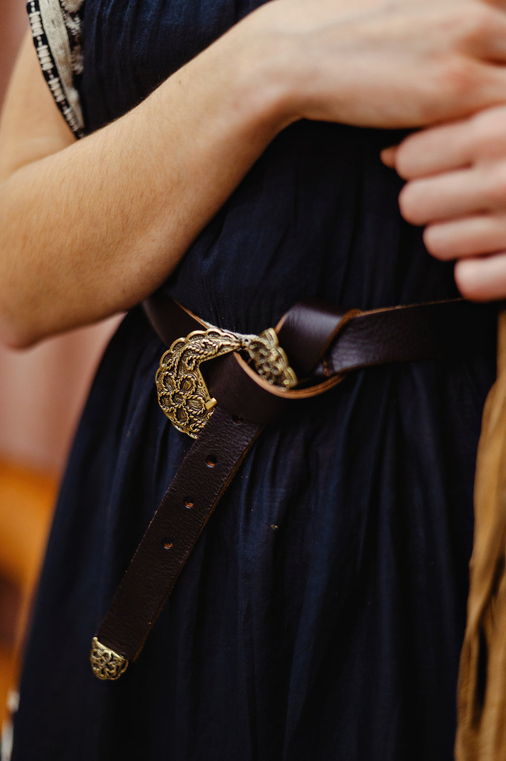 Anabel Western leather belt by Amsterdam Heritage featuring classic Western design and durable leather craftsmanship.