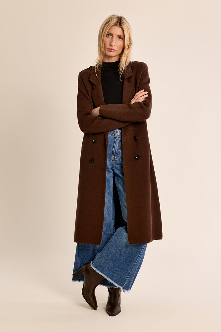 Espresso Brown Long Coat