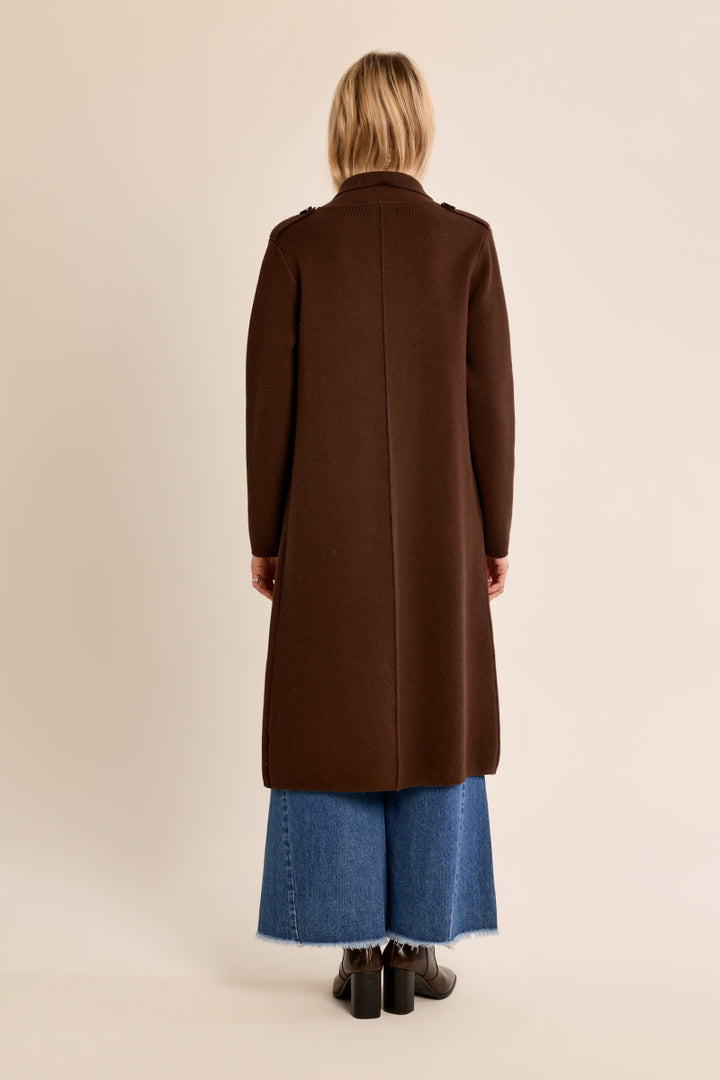 Espresso Brown Long Coat