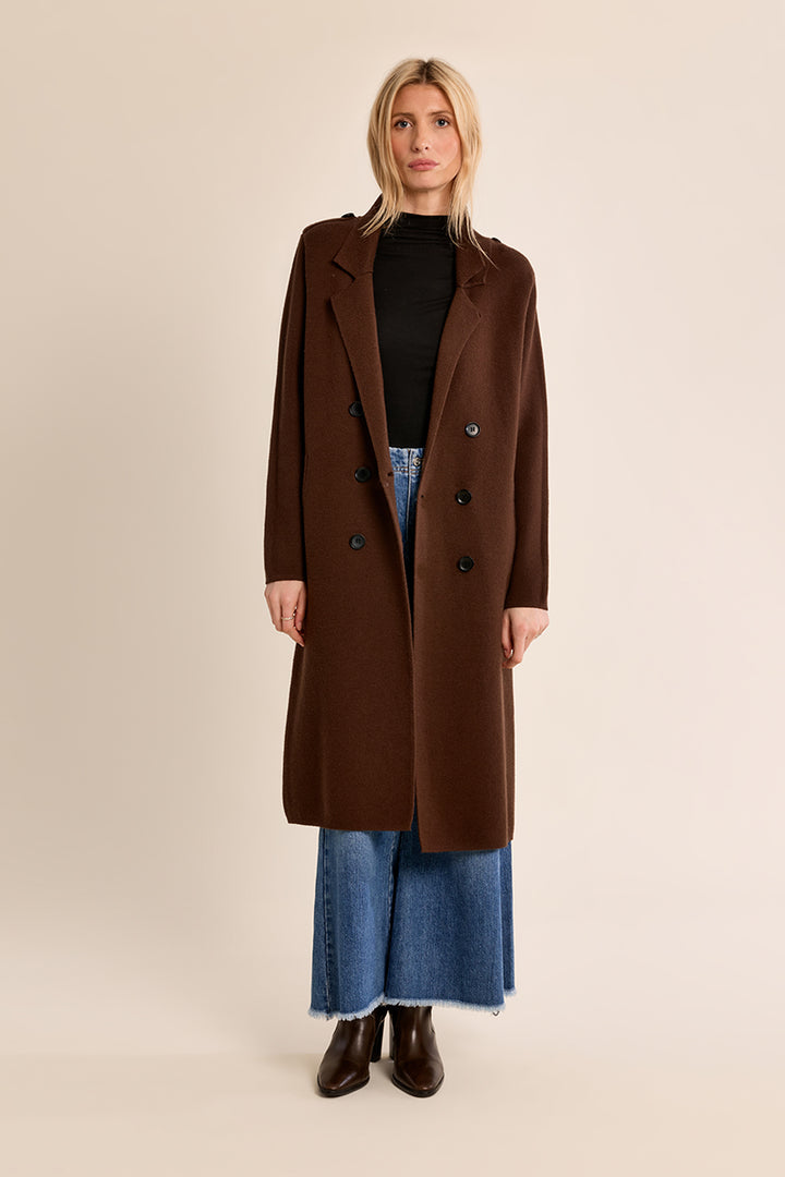 Espresso Brown Long Coat