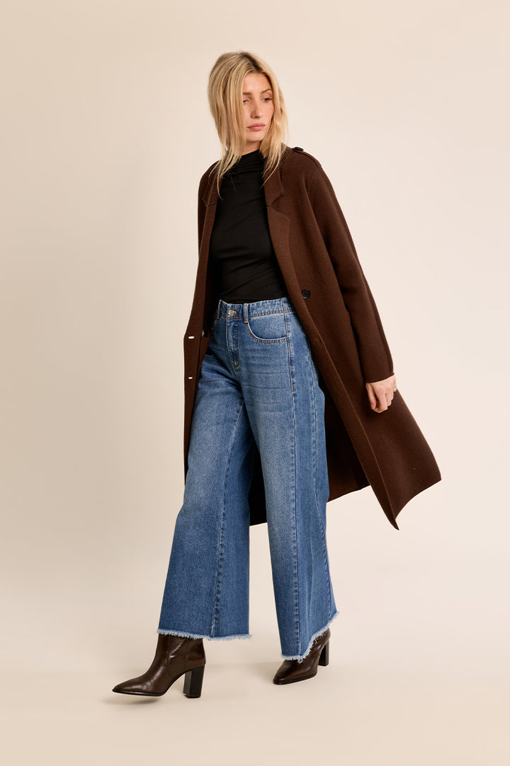 Espresso Brown Long Coat