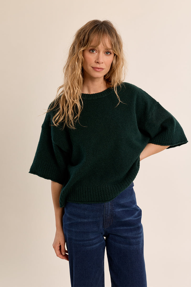 Mallard Green Knit Pullover Sweater
