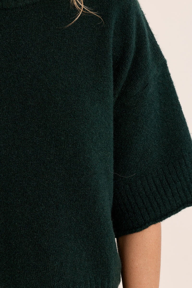 Mallard Green Knit Pullover Sweater