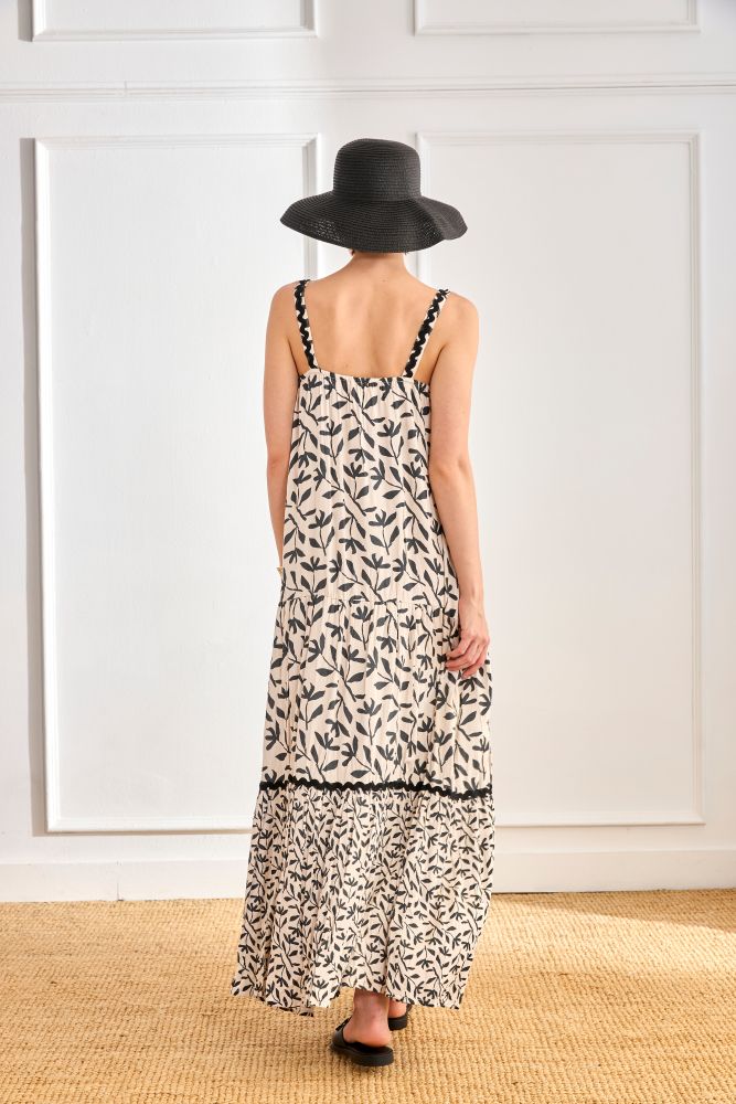 flowing maxi dress Mandela Floral Maxi Dress
