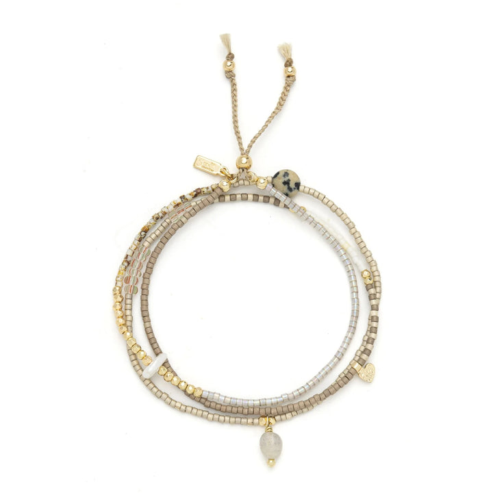 Mixed Media Beaded Bracelet/ Necklace