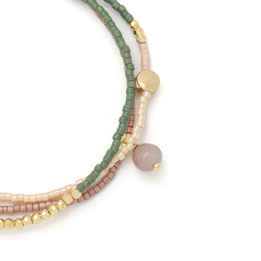 Mixed Media Beaded Bracelet/ Necklace