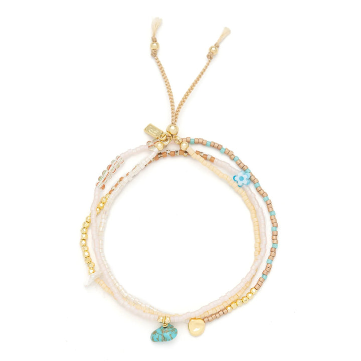 Scout mixed media beaded necklace featuring colorful beads and intricate design, perfect for stylish boho accessorizing.