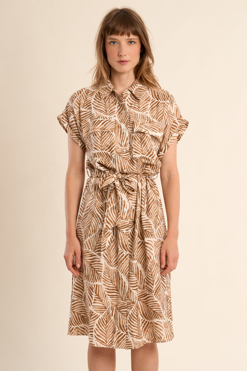 Warm Horizons Shirt Dress