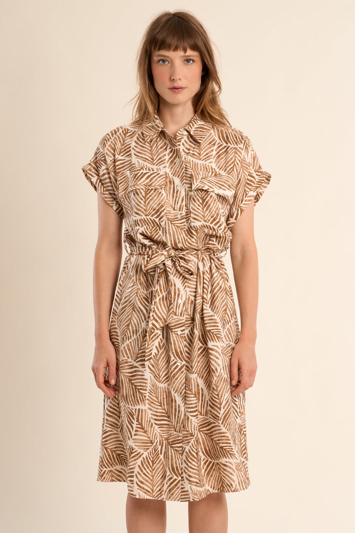 Warm Horizons Shirt Dress