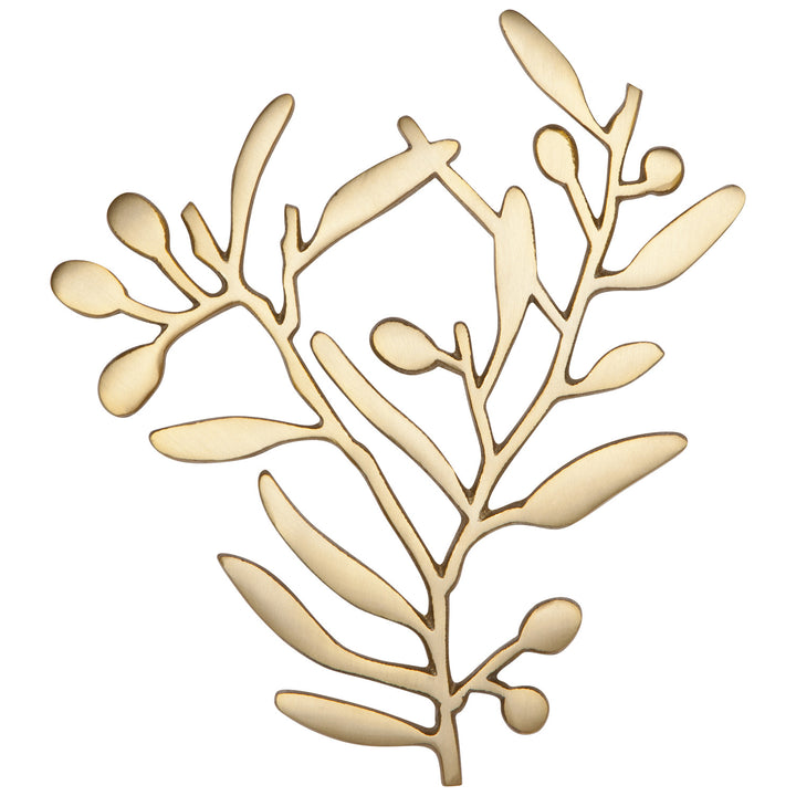 Olive Branch Metal Trivet