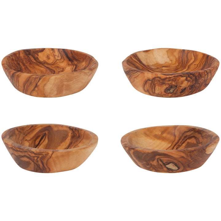 Olive Wood Pinch Bowl Set