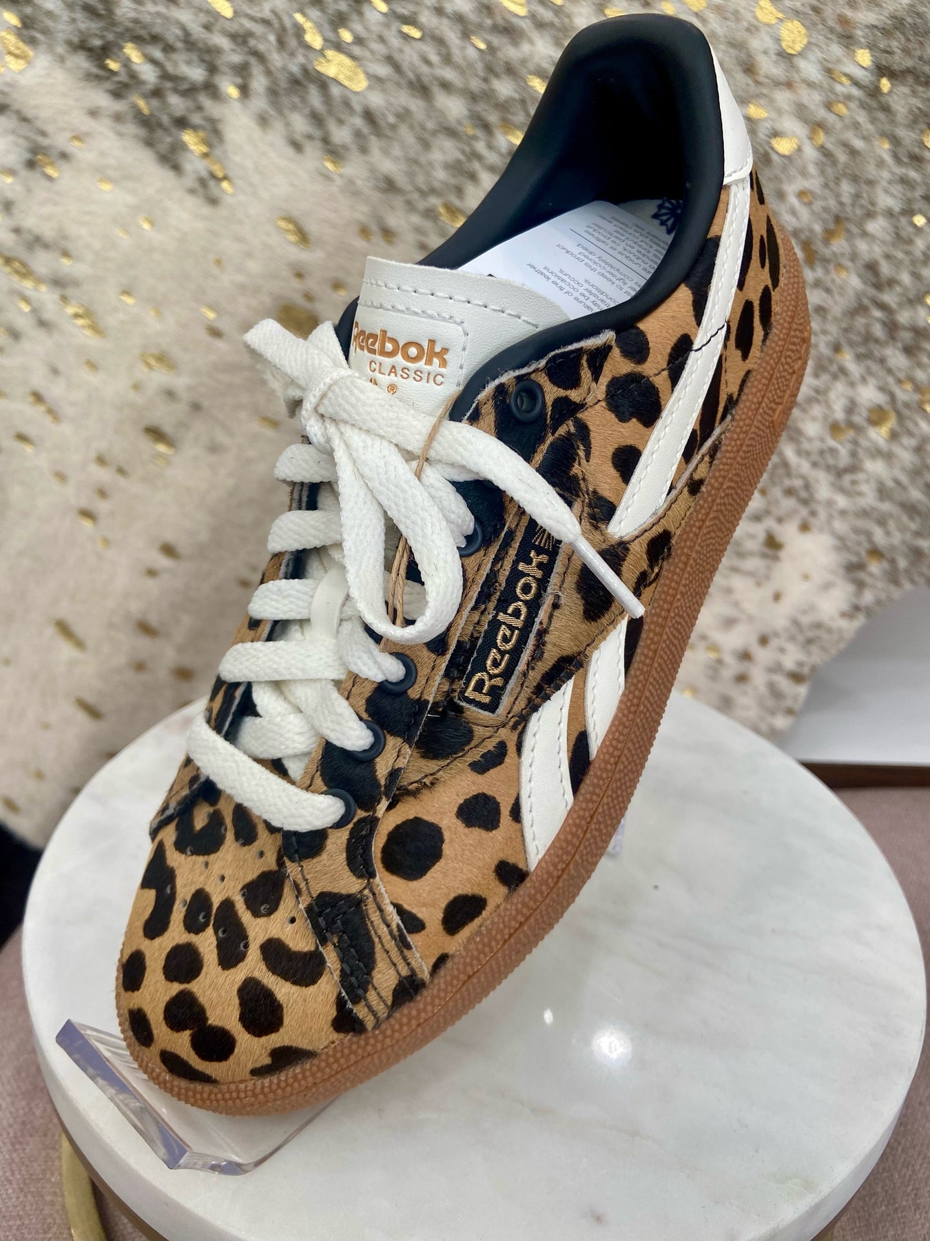 Reebok Club C Double Reebok Animal Print Sneakers Reebok Club C