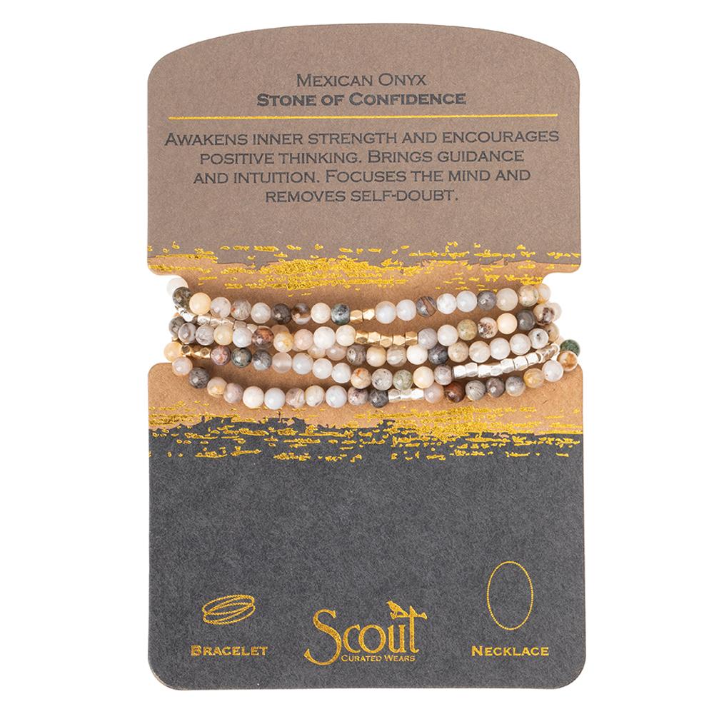 Stone Wrap Bracelet/ Necklace