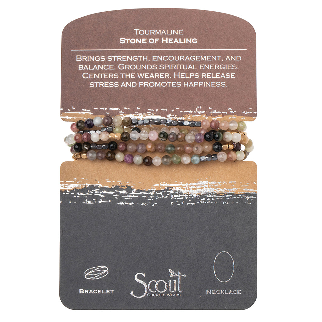 Stone Wrap Bracelet/ Necklace
