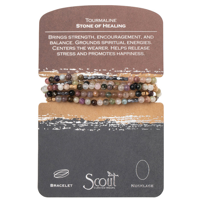 Stone Wrap Bracelet/ Necklace