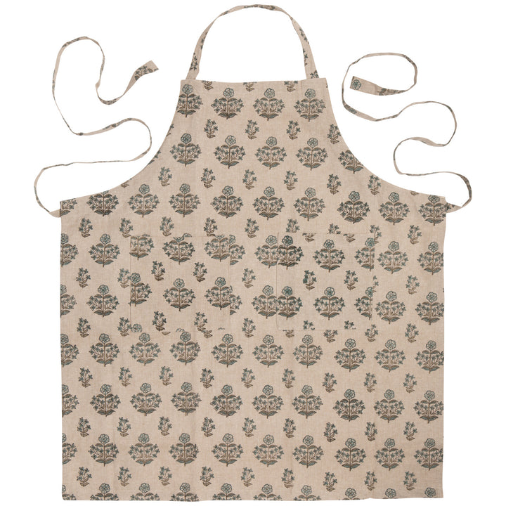 Salvia Block Print Apron