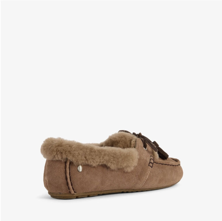 Martina Mule Sheep Skin Slipper- Mushroom