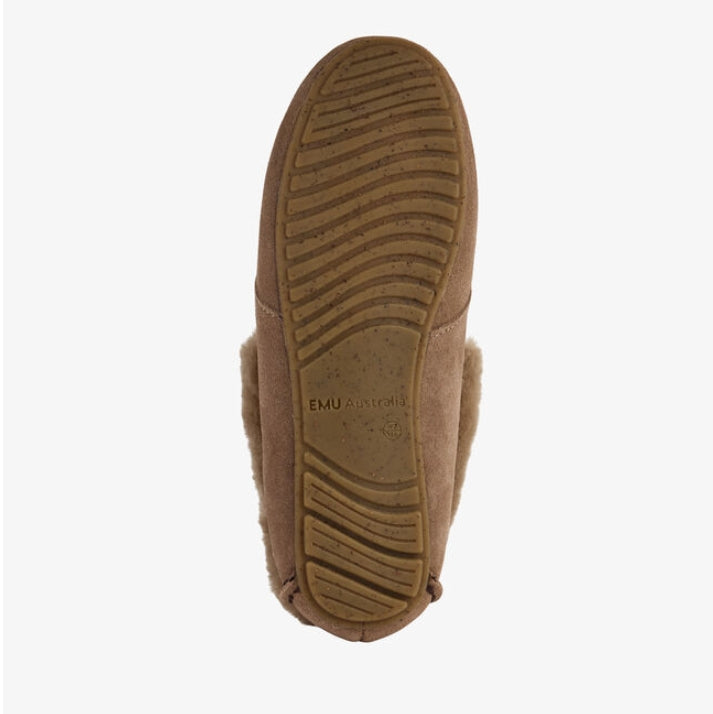 Martina Mule Sheep Skin Slipper- Mushroom
