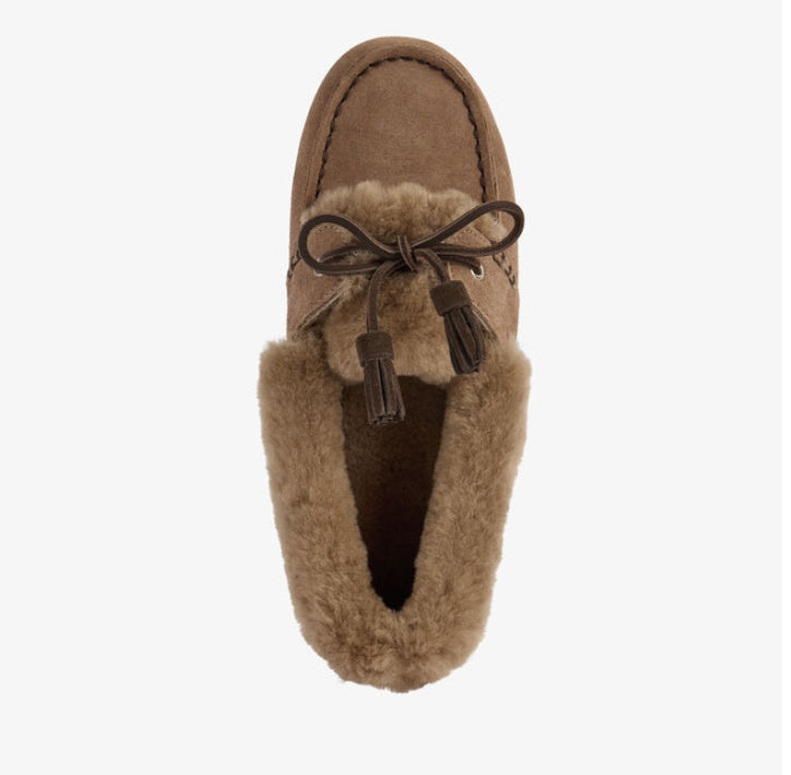 Martina Mule Sheep Skin Slipper- Mushroom