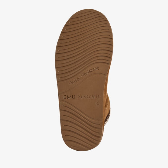 Sammy Sheep Skin Mini Boot- Chestnut