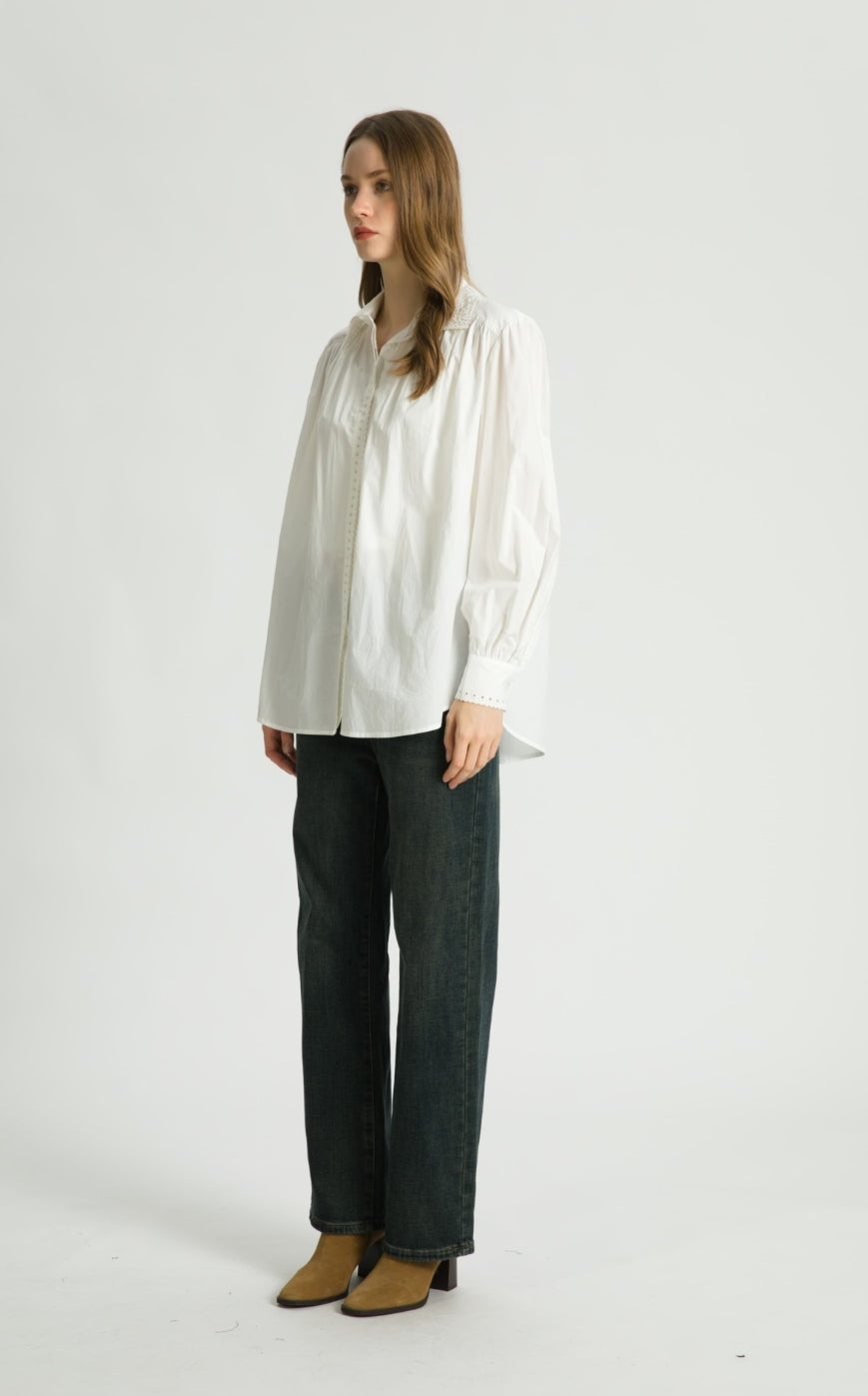 Illy Button Front Blouse