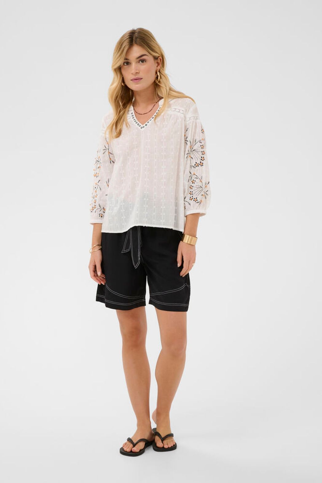 Sereni Embroidered Blouse