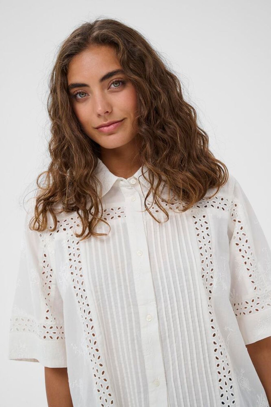 Sissa Button Front Blouse