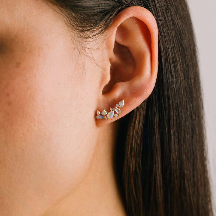 Sonata Pearl Climber Earring