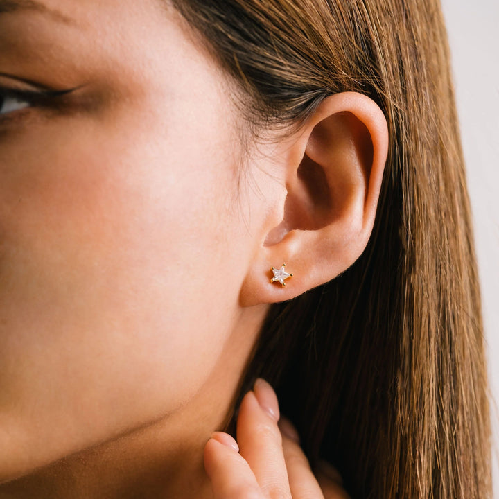 Star Crystal Fete Stud Earring