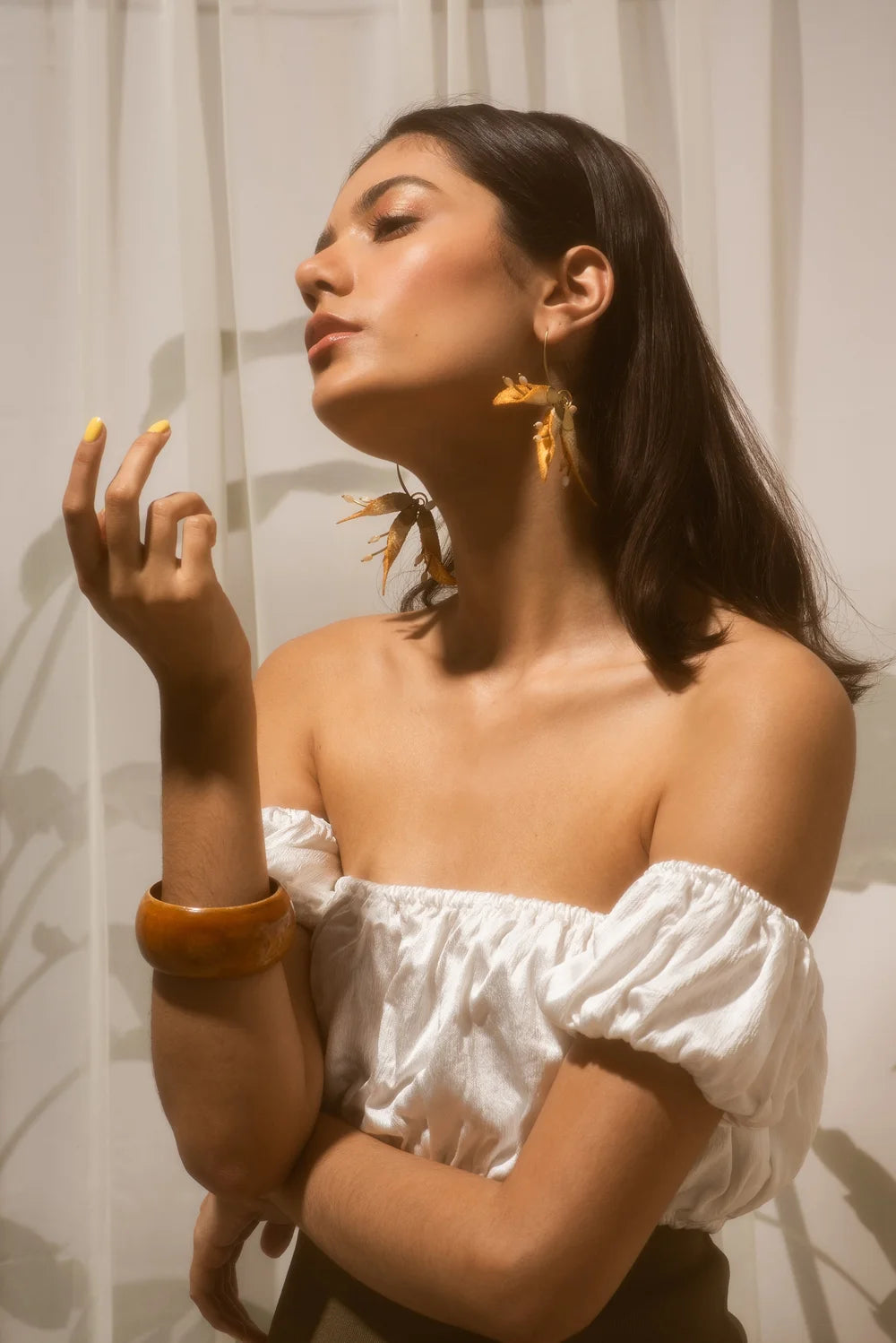 Strelitzia Flower Earrings