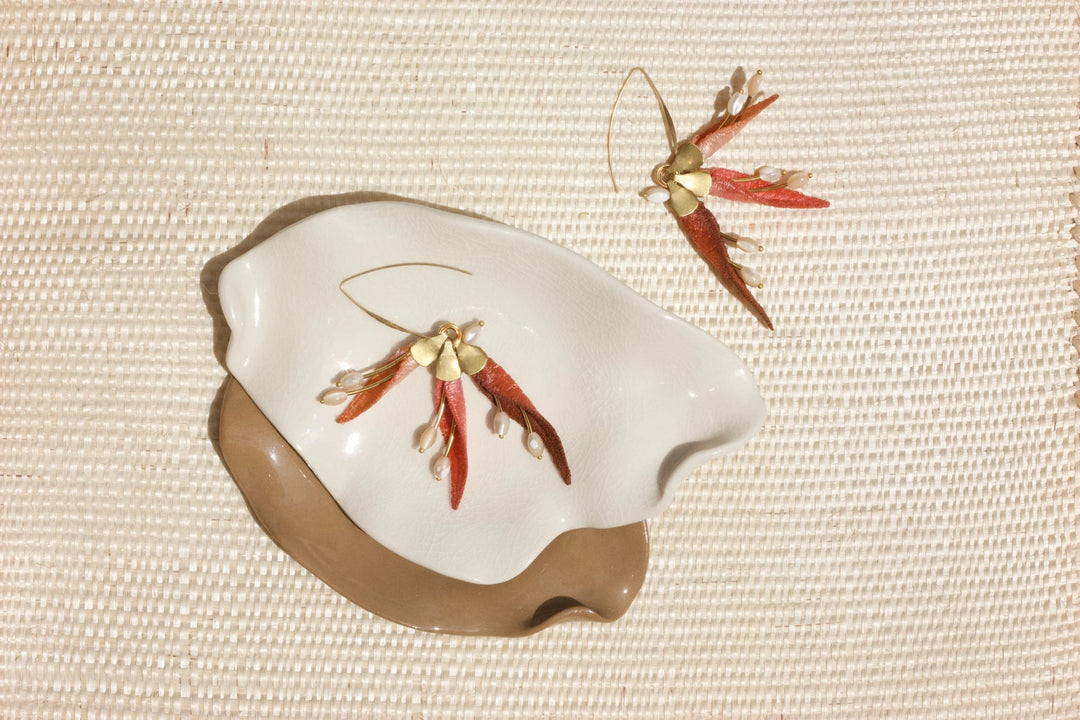 Strelitzia Flower Earrings
