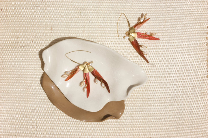 Strelitzia Flower Earrings