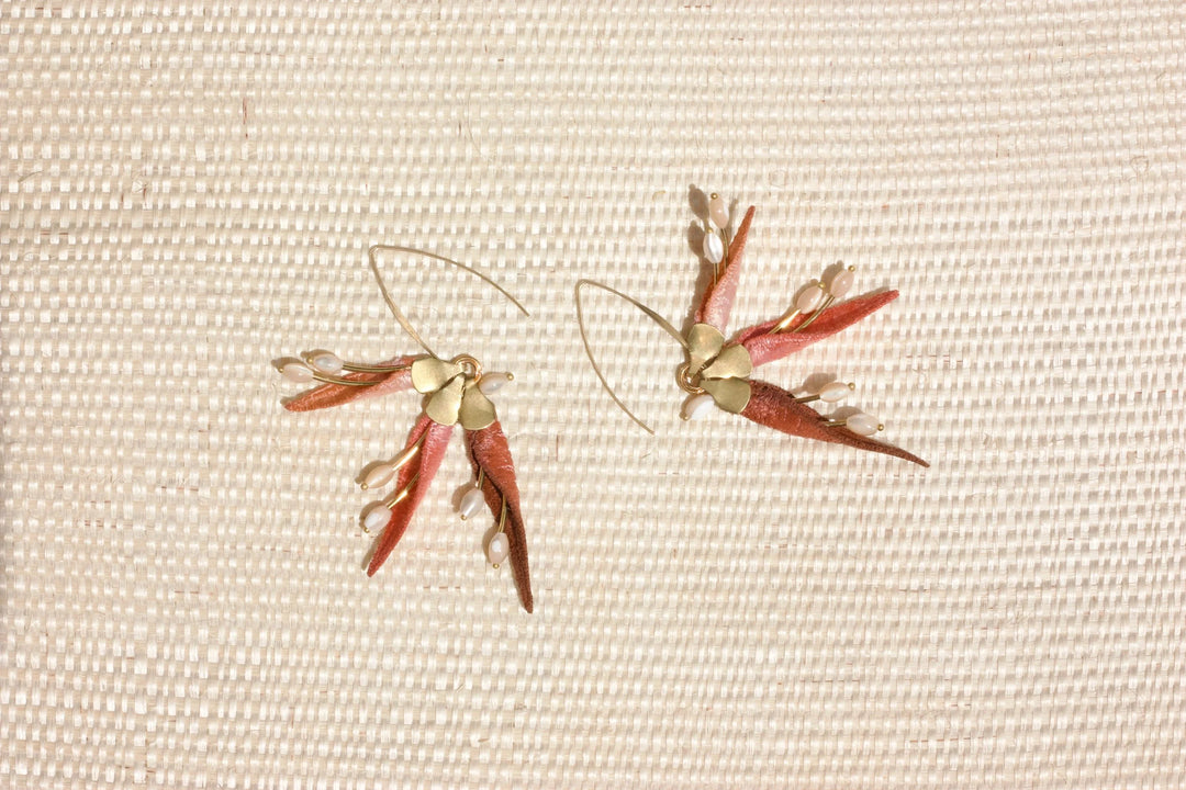 Strelitzia Flower Earrings
