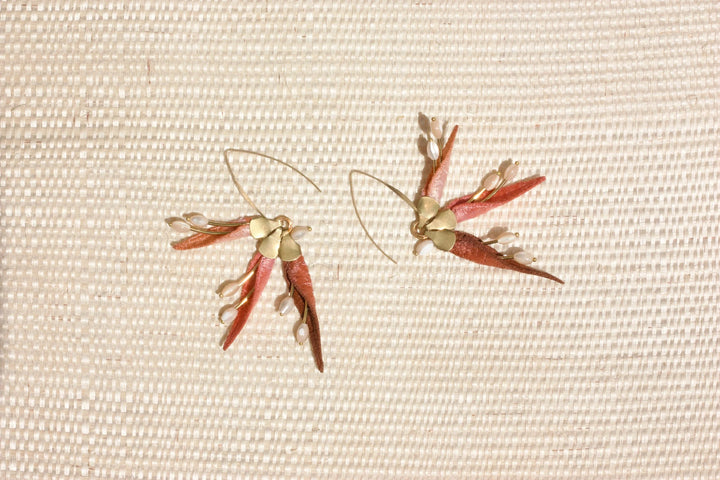 Strelitzia Flower Earrings