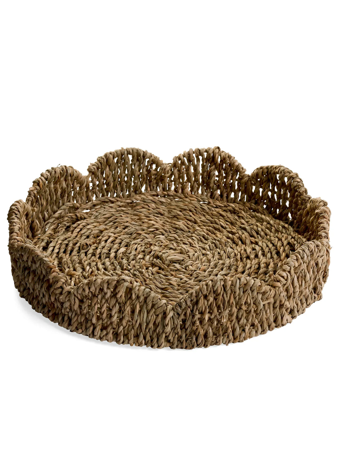 Scallop Edge Seagrass Tray