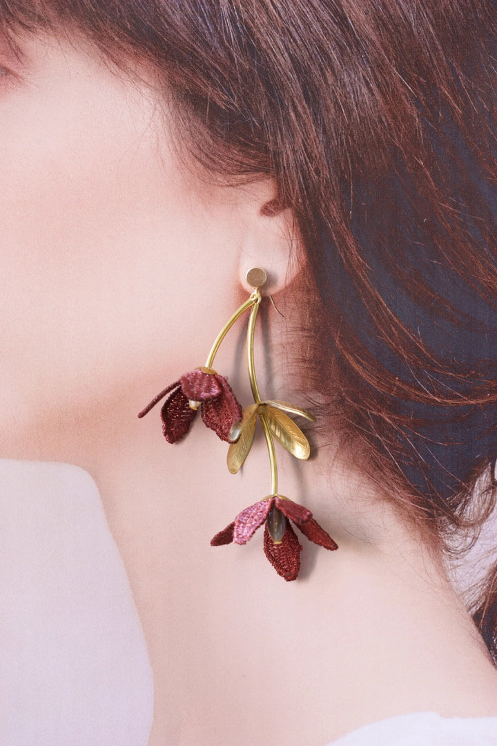 Tahitian Gardenia Flower Earring